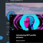 NFT on twitter profile