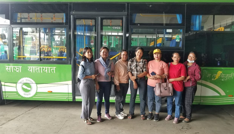 Sajha Yatayat Electric Buss driver will be female